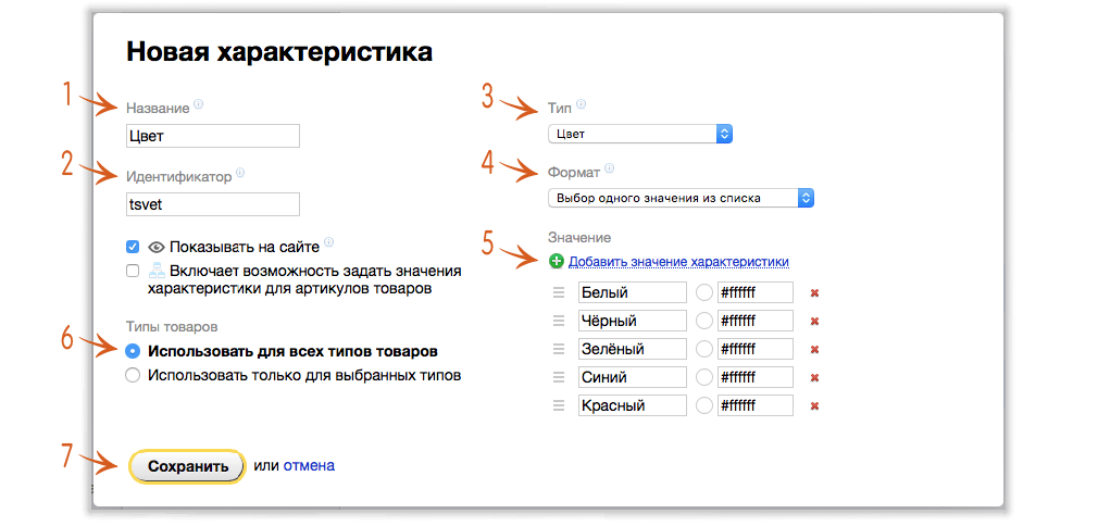 Как заполнить форму характеристики