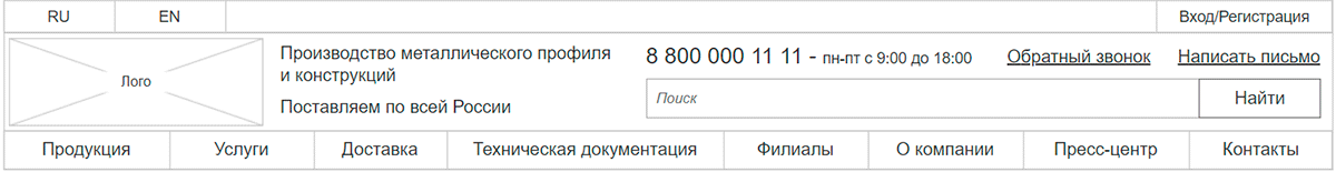 Интерфейс для сайта BTB: секреты правильного проектирования