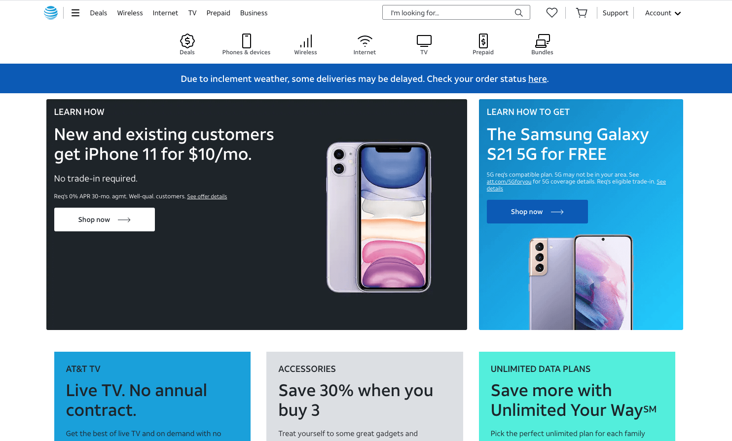 Официальный сайт AT&T Официальный сайт AT&T
