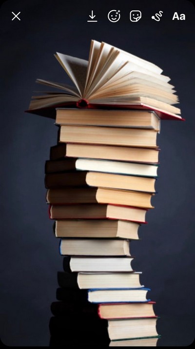 пример скрытого хэштега в сторис