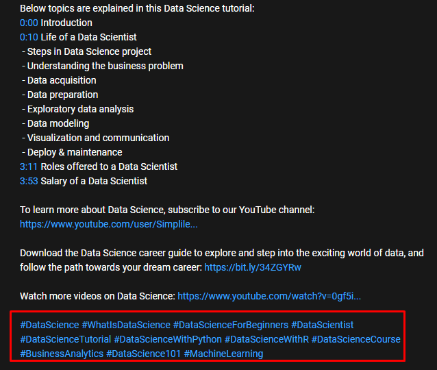 хештеги на YouTube хештеги на YouTube
