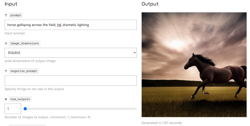 Русский язык не понимает, в ответ выдает изображение, не связанное с запросом.