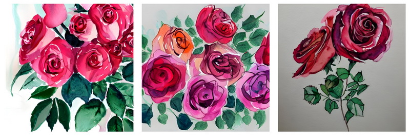 Результаты рисования нейросети