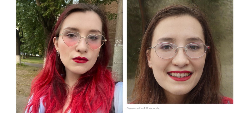 Нейросеть сделала человека улыбающимся на фото