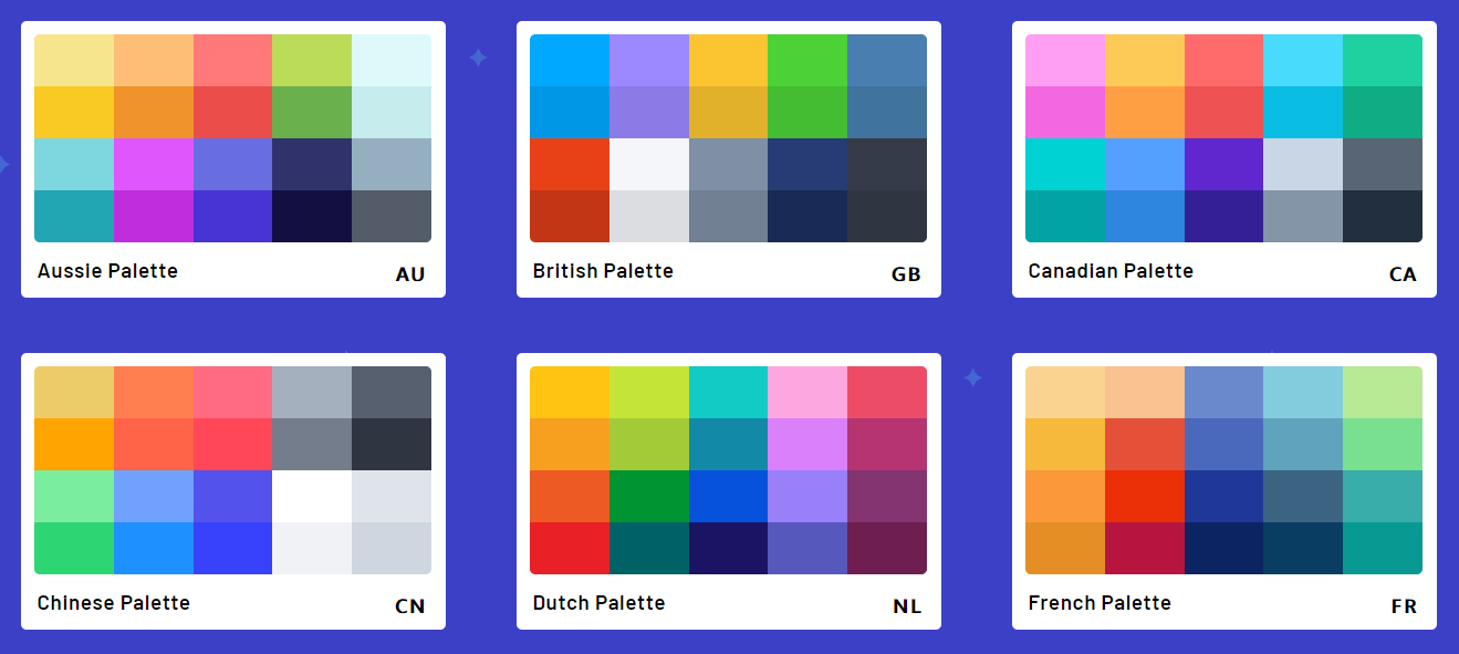 цветовая палитра сочетаний