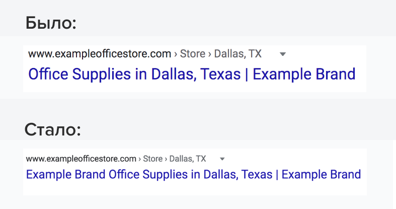 Добавление брендового запроса в Title