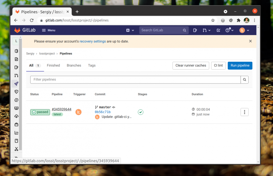 Все задачи CI/CD