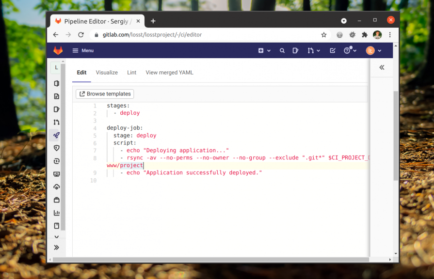 Команда для копирования файлов
