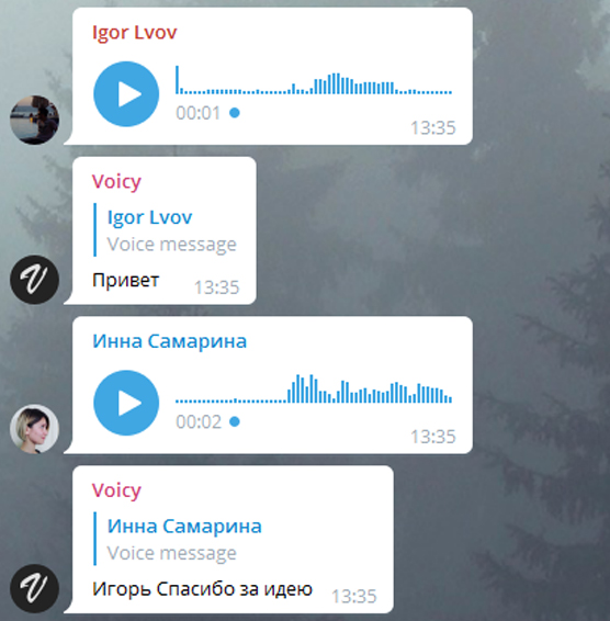 Бот для расшифровки голосовых сообщений в Телеграме