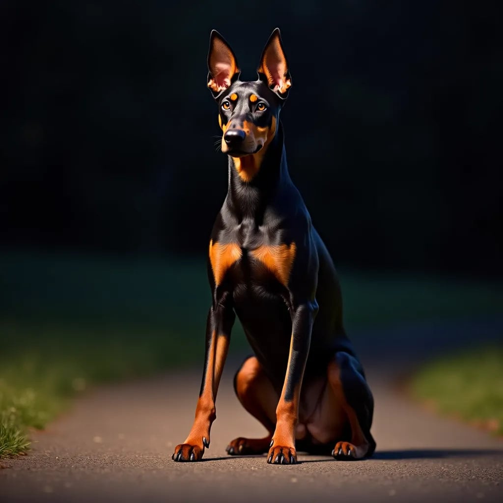 Доберман by FLUX AI