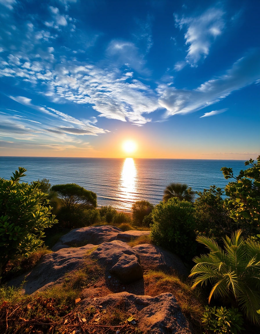 Восход на море by Mage