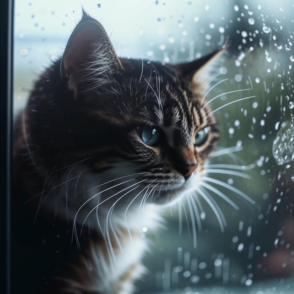 Грустный котик by Kandinsky