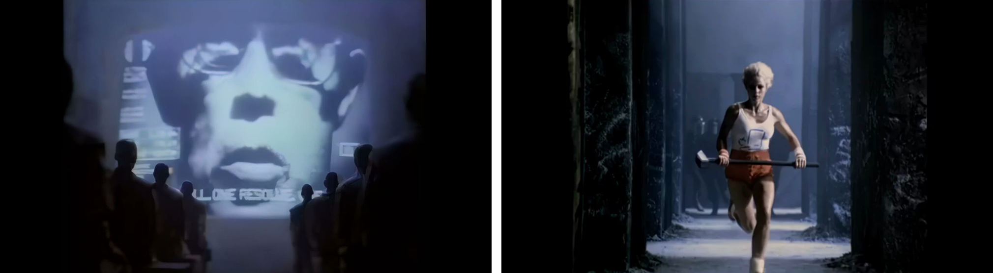 Кадры из рекламы Apple Macintosh