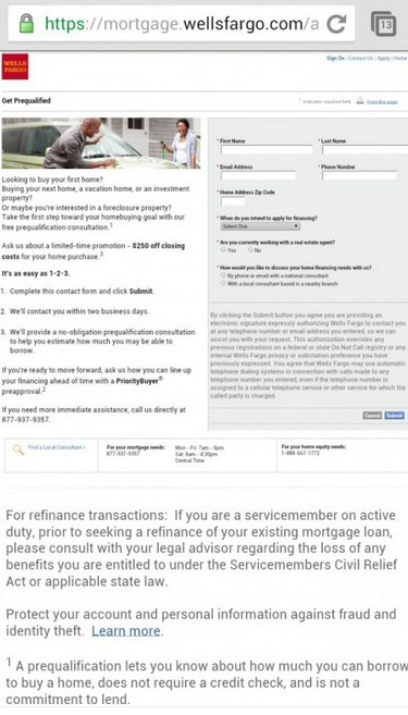 С этой страницей сложно работать на смартфоне