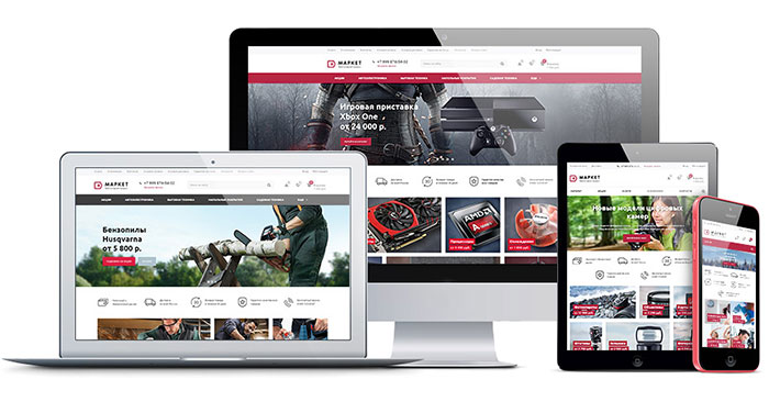 разработка адаптивного дизайна сайта на заказ