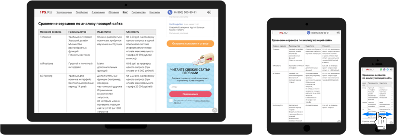 Адаптация сайта под мобильные устройства: как это сделать?